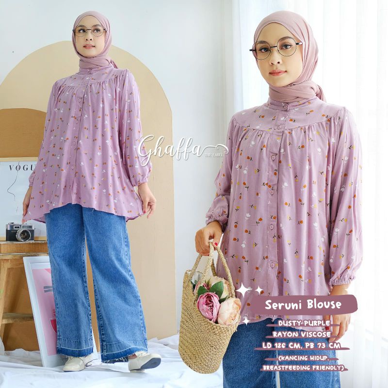 ATASAN WANITA SERUNI BLOUSE BY GHAFFA