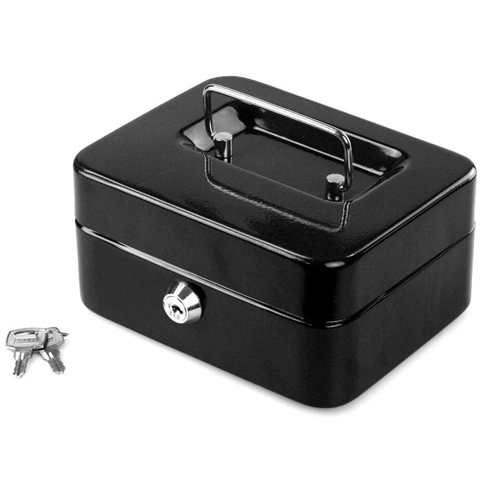 Brankas Money Box Uang Cash / Kotak Uang Brankas Mini kunci portable tenteng Brankas Kunci Manual Mini Money Box Uang Cash - Berangkas Duit Emas Perhiasan Permata Perak Arsip Kasir Simpan Barang Berharga jnp