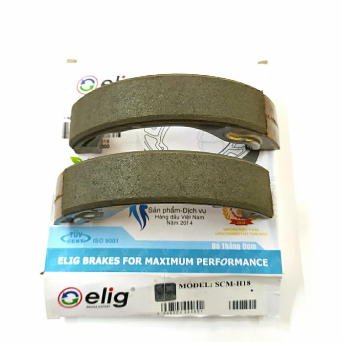Kampas Rem Belakang Elig SCM-H18 Honda Beat Vario