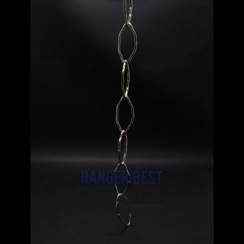 Hanger Rantai Besi Gantungan Baju Rantai Ring Untai Gantungan Besi Hanger Rantai Besi Distro Display