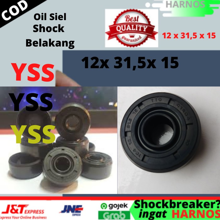 12x31,5x15 Oli Oil Sil Siel As Shock Sok Skok Sekok Belakang Bebek Matik Metik Metic Variasi Yss