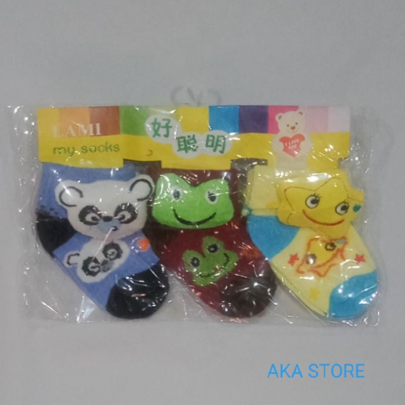 Kaos Kaki Boneka Bayi 0-12 bulan