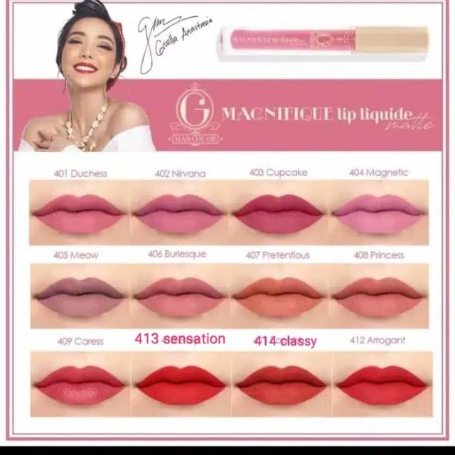 Madame Gie matte lip liquide