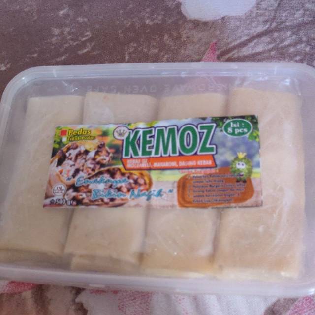 

KEMOZ / KEBAB ISI MOZZARELLA, MAKARONI, DAGING KEBAB