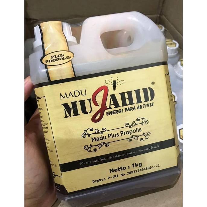 

Promo Awal tahun Madu Hutan Mujahid Plus Propolis / Mujahid Hitam Super 1 Kg Planet H Promo Awal