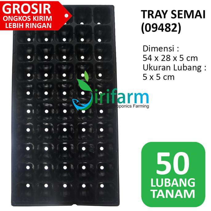 

SALE 40% Jirifarm LKS50 Tray semai / Bibit / Pot 1 Pcs 50 Lubang (09482) Grosir BERMUTU