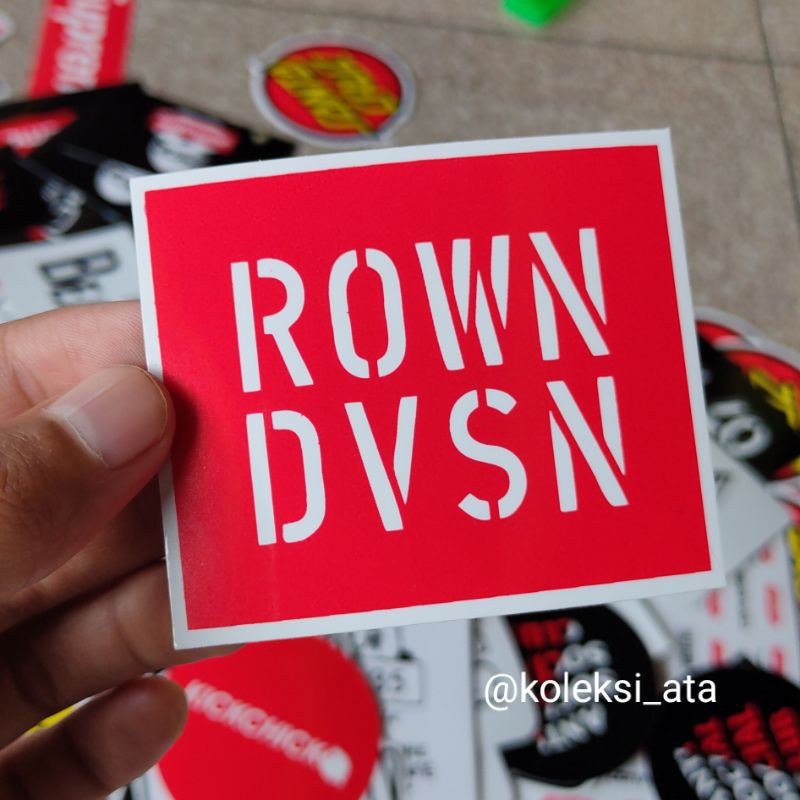 ROWN DVSN STIKER MANTAPP