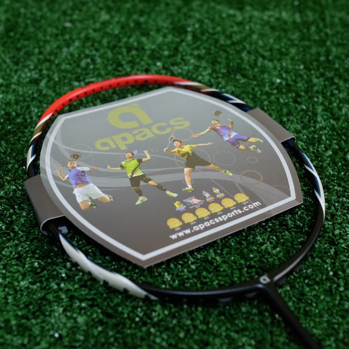 Terbaru  Raket APACS Virtuoso Light  Inc  Senar Fleet dan Grip