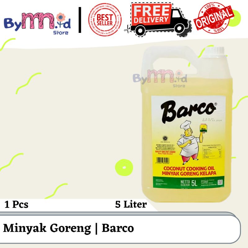 

MINYAK GORENG BARCO 5L | MINYAK BARCO 5 LITER