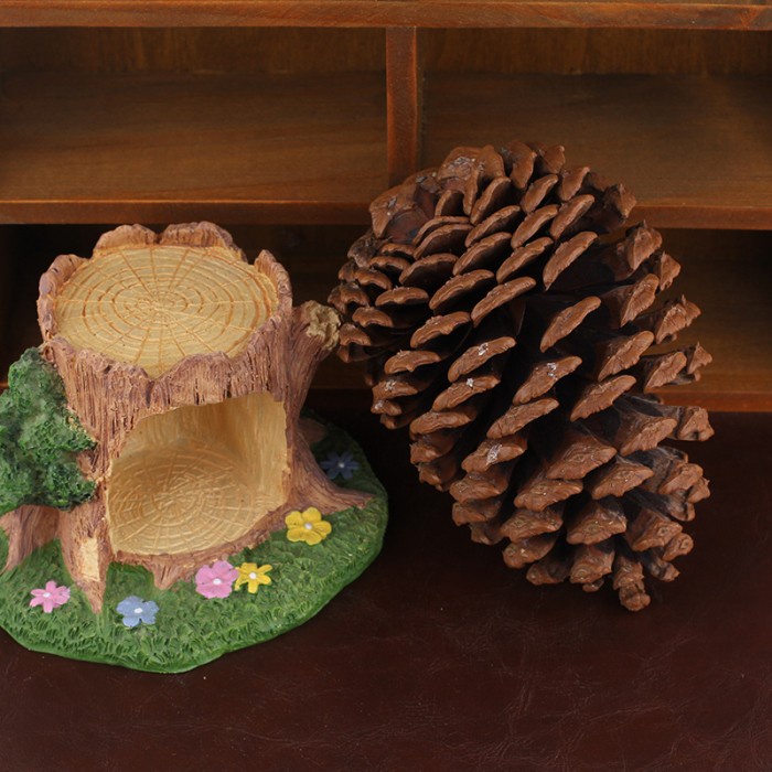 Triple W Fake Dummy Pine Cone Buah Pohon Cemara Dekorasi Foto Natal