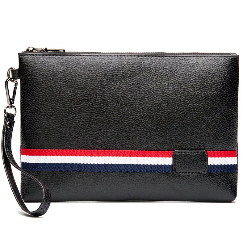 #Bayar Di Tempat#Tas Tangan Pria - Clutch Pria Import STRIPE 5203