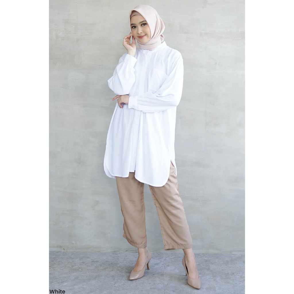 CG210406 - Viscose Tunik Almira Tunic Bahan Rayon Crinkle