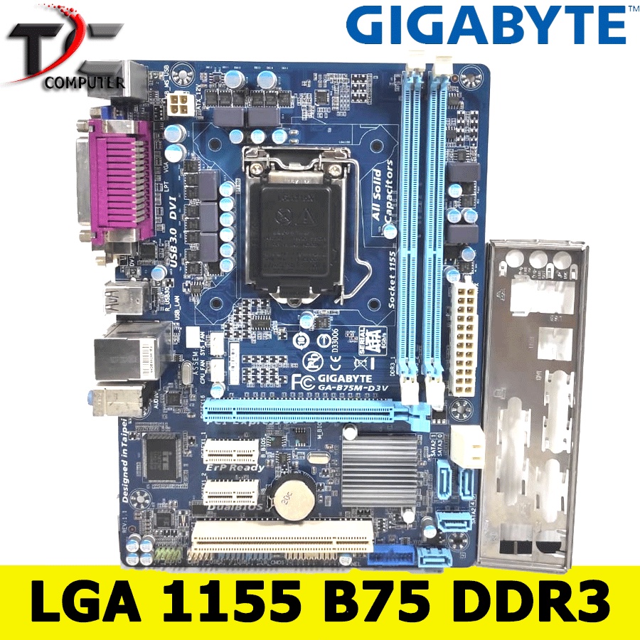 MAINBOARD LGA 1155 B75 2 SLOT RAM - GIGABYTE