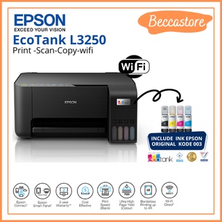 Printer Epson L3250 NEW EcoTank print scan copy wifi Termurah Pengganti L3150