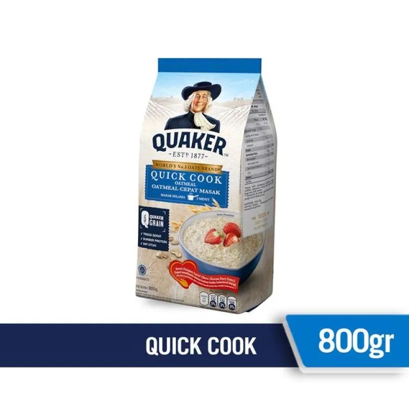 

QUAKER Quick Cook 800 gr - Quaker Biru 800 gr