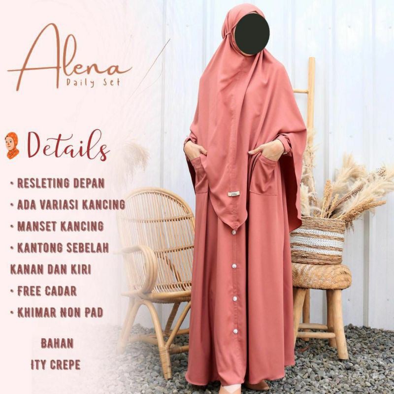 alena daily set gamis murah