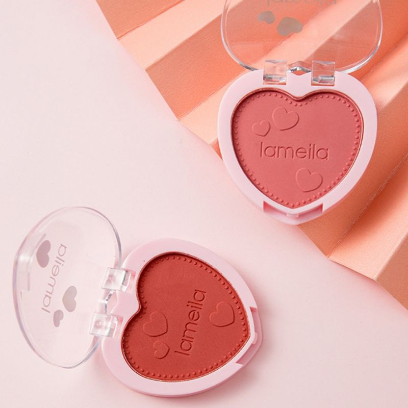 Blush On Lameila Love FT Colour Blusher Pigmented Long Lasting Kosmetik Wajah Dan Make Up Perona Pipi Pigmentasi Tahan Lama Original