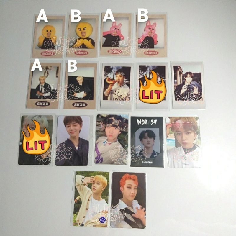 photocard polaroid pob stray kids skz skzoo skz-x beyond live unlock nacific jewel double side noeas