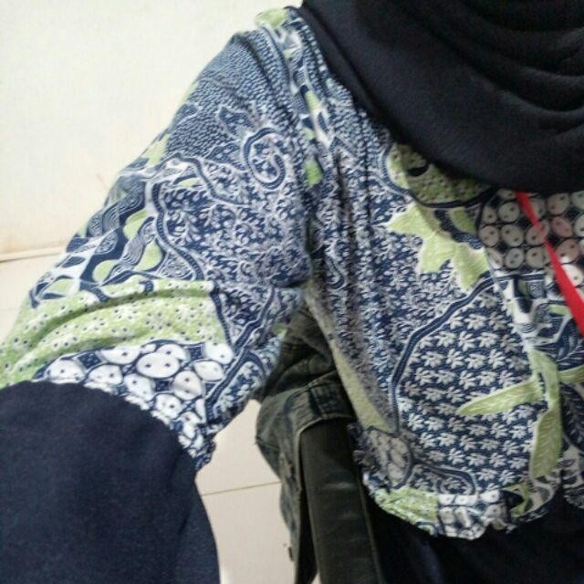 Batik Wanita Asj Sa Hrb026 Kenongo Kemeja Tosca Pendek