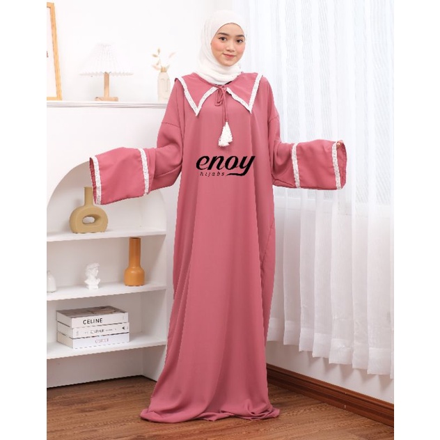 Mukena Abaya Sholat Wolfis Murah Abaya Khalisa