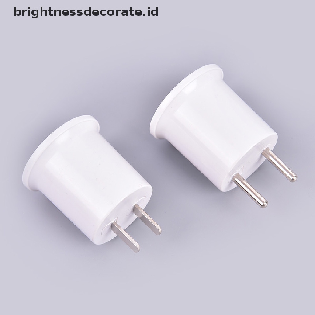 [birth] E27 Lamp Base To EU/US Plug Socket Lamp Holder Converter Adapter Light Bulb Lamp [ID]