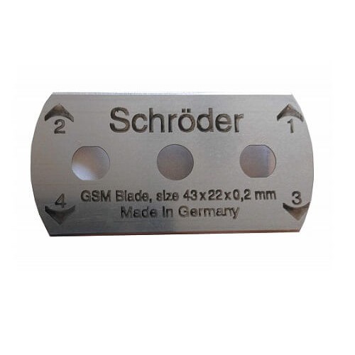 Pisau Potong Gramasi Jerman GSM Blade SCHRODER Germany