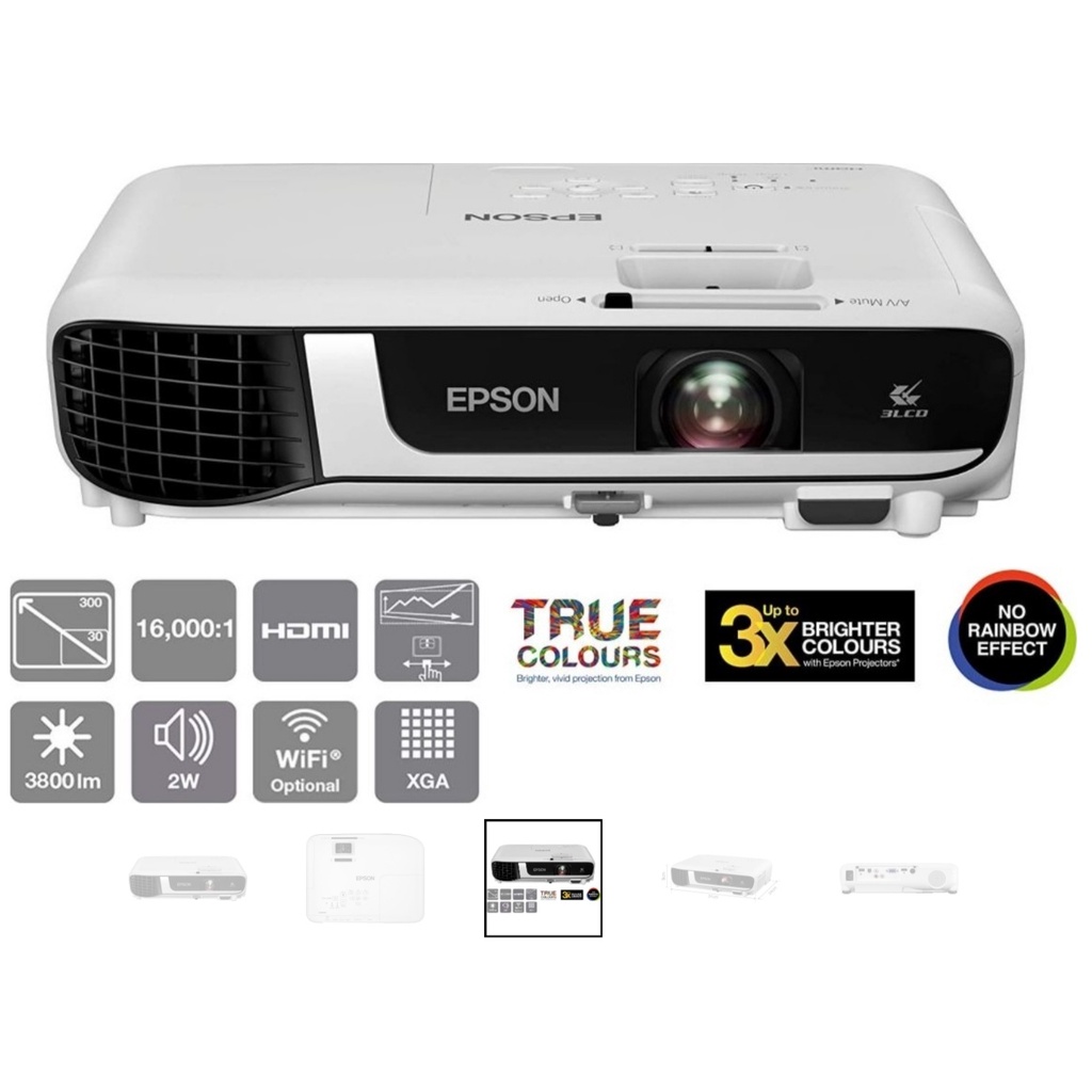 Projector Epson EB-X51 XGA 3LCD 3800 Lumens Proyektor EBX51