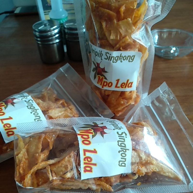 

Keripik Singkong pedas-manis "Mpo Lela