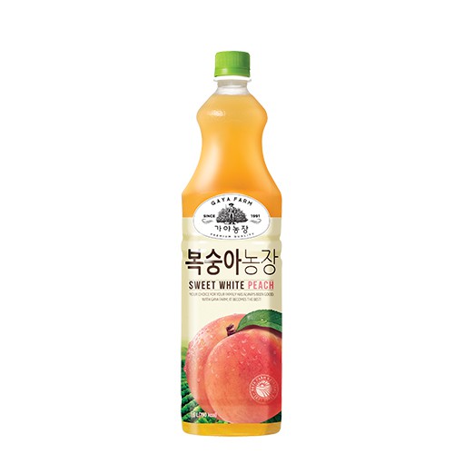 

Woongjin Peach Flavour Drink - 1.5L