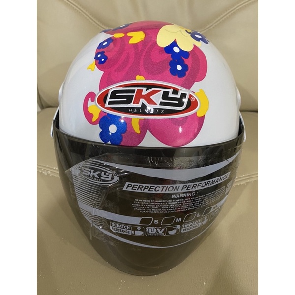 Helm Anak SKY SNI Little Pony Putih Terlaris Usia 3-7 thn