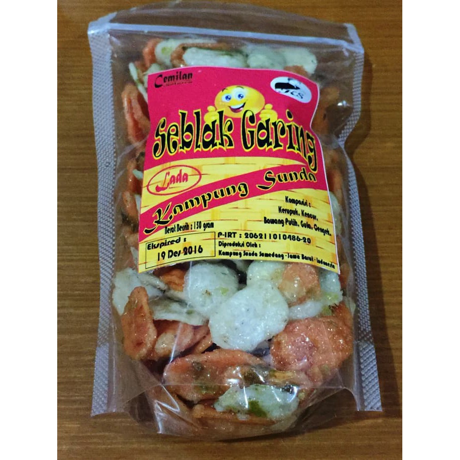 

Seblak Garing Kampung Sunda Snack Cemilan OlehOleh Sumedang mknn17