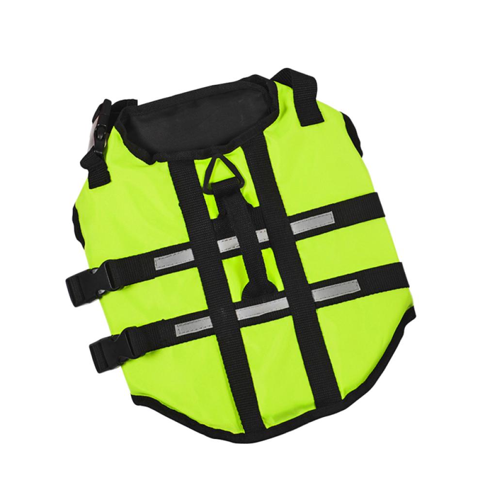 Timekey Rompi Pelampung Anjing Ukuran S-7XL Dengan Sayap Reflektif Untuk Musim Panas B7P5