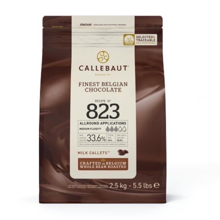 

12.12 SALE CALLEBAUT 823 MILK CHOCOLATE COUVERTURE 33.6% cokelat coklat kemasan 250 gr