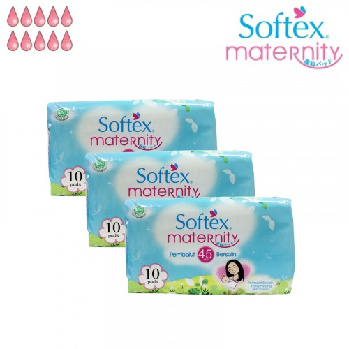 SOFTEX MATERNITY 45 CM . PEMBALUT UNTUK WANITA MELAHIRKAN ISI 10 PCS