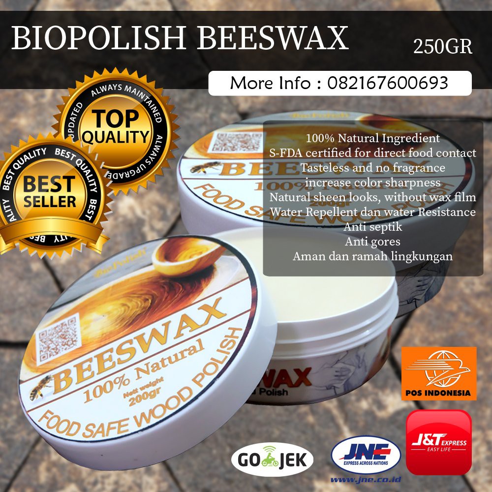 Poles Kayu Biopolish Beeswax - Interior Best Quality