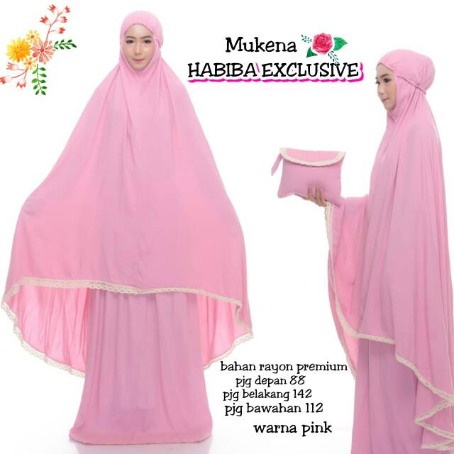New ready  Mukena habiba (Aiisha)