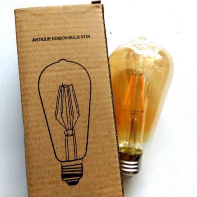 Cuci gudang / lampu Led filamen 4watt / Lampu edison vintage led st64