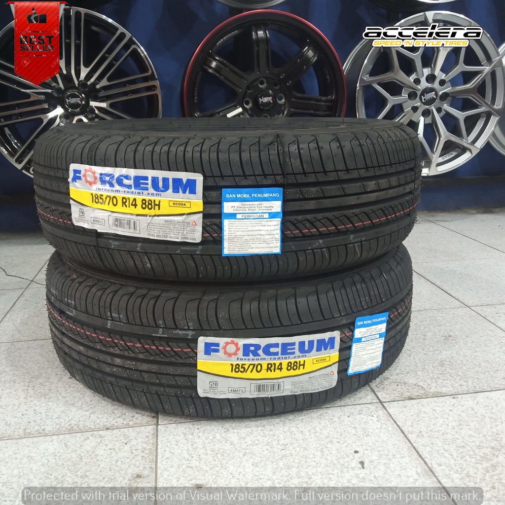 BAN MOBIL STANDAR AVANZA XENIA R14 FORCEUM 185 70 R14 ECOSA BAN TUBLES MURAH R14