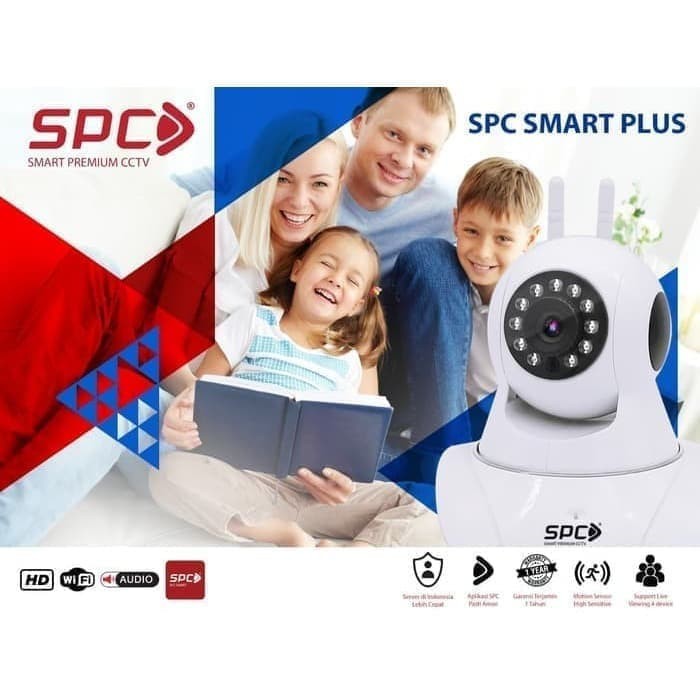 Promo CCTV Wifi IP Camera SPC MATA M-12 HD 720p (Rotate, Audio, Night Mode) terbaik
