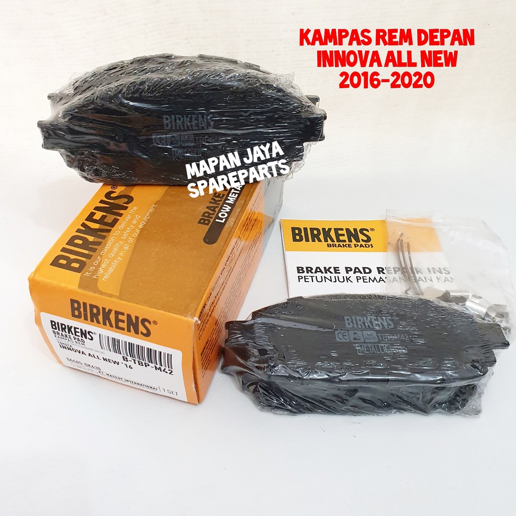 BRAKE PAD BIRKENS - KAMPAS REM DEPAN INNOVA REBORN (2016-2021)