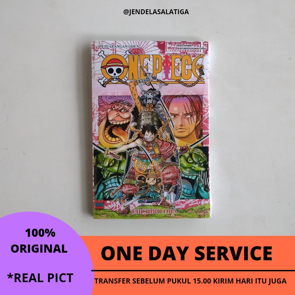 One Piece 95 Dan Koleksi Komik One Piece Eiichiro Oda Elexmedia Shopee Indonesia