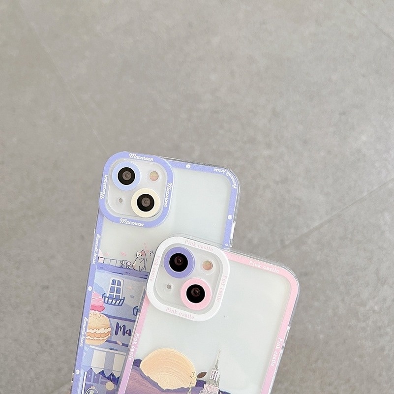 Soft Case Silikon Motif Kartun Untuk IPhone 13 12 11 Pro Max X Xr Xs SE 2020 Max 8 7 6 6s Plus