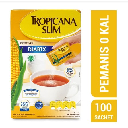 

Tropicana Slim Sweetener DIABTX (100 Sachet)