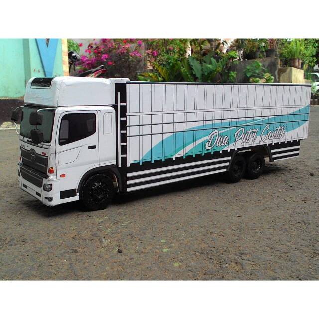  Miniatur  truk  hino 500 super ranger Shopee Indonesia