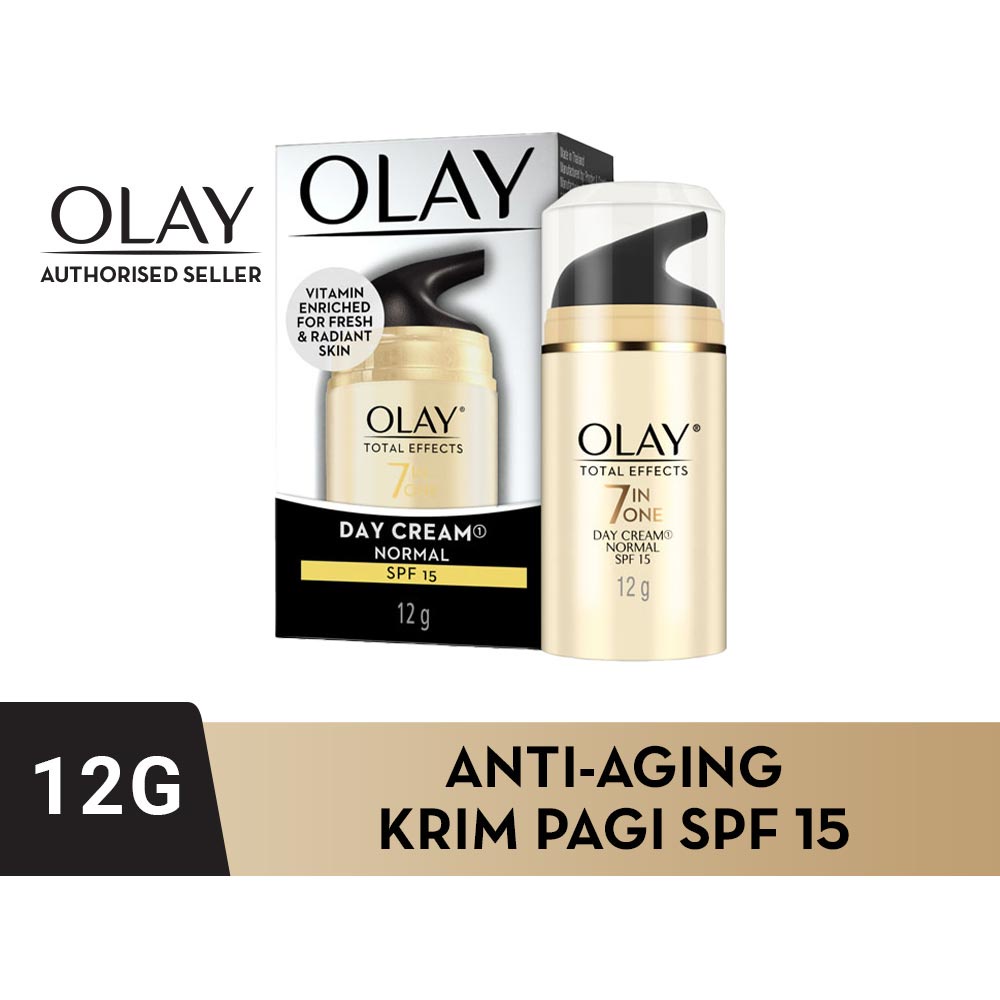 Olay Total Effects 7in1 Day Cream Moisturizer Niacinamide Skincare Antiaging 12gr