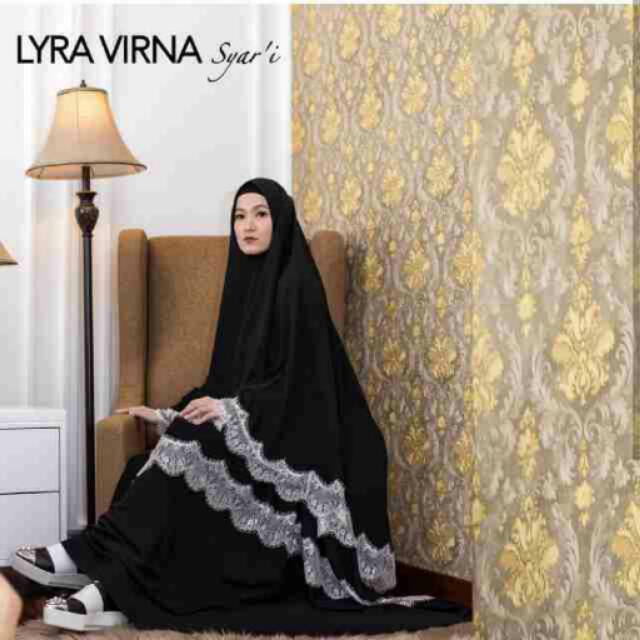 Gamis lyra virna wollycrepe