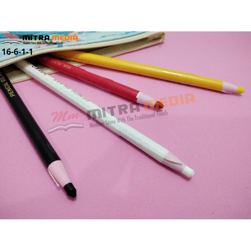 

PENSIL DERMATOGRAPH HITAM PUTIH KUNING MERAH ALAT TULIS