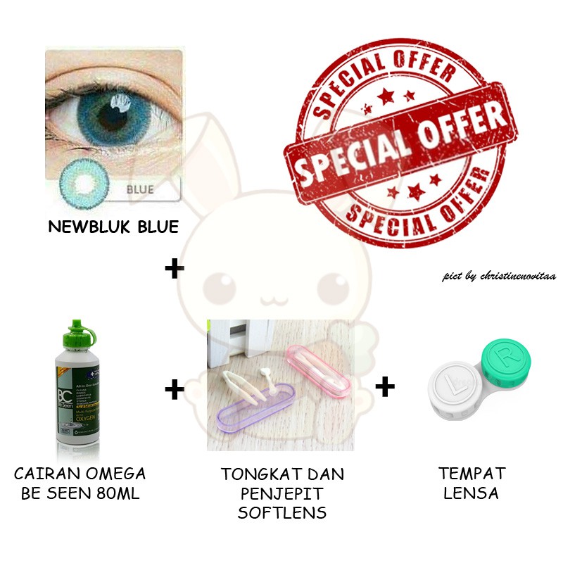 PAKET SOFTLENS LENGKAP UNTUK PEMULA NEWBLUK - 15MM - NORMAL