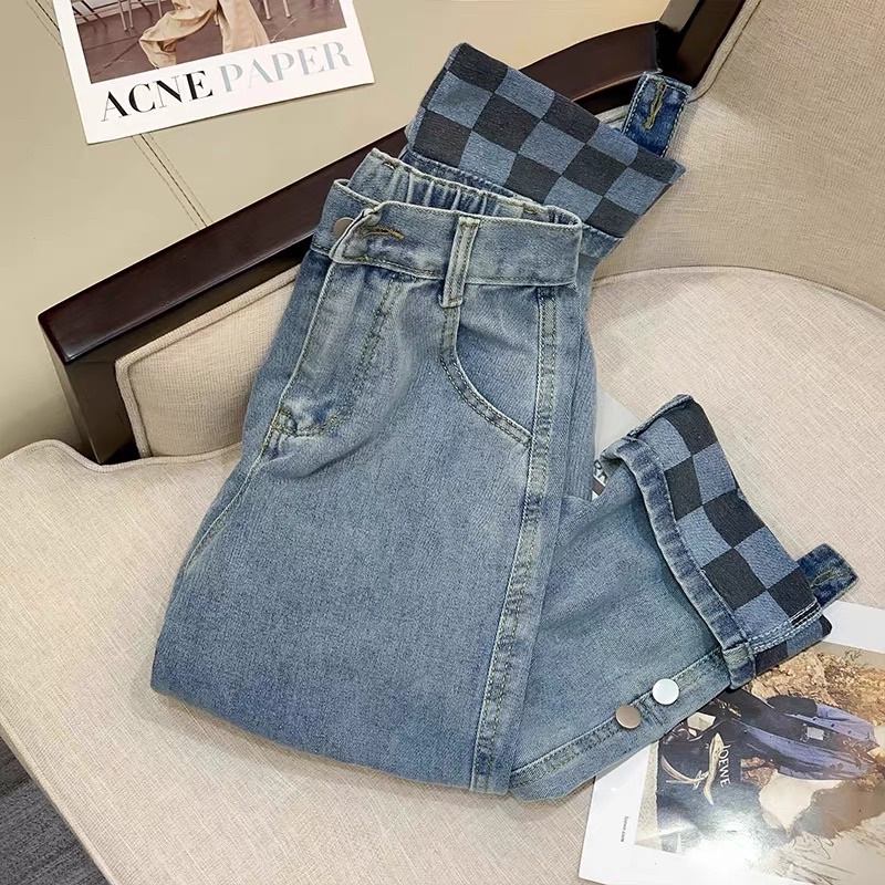 JEANS PANTS BOYFRIEND BAGGY IMPORT WANITA DENIM BF HIGHWAIST MX893