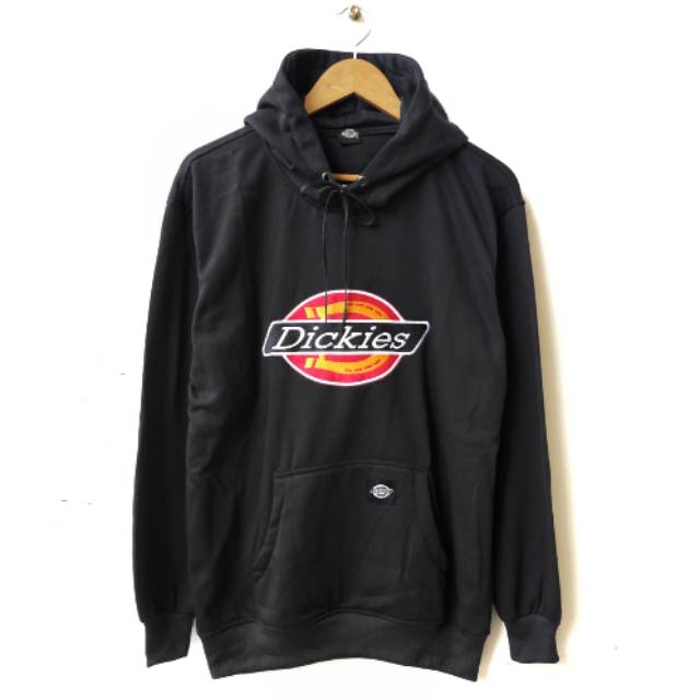 JAKET DICKIES/HOODIE DICKIES FULL BORDIR HITAM BLACK PRIA WANITA L XL XXL